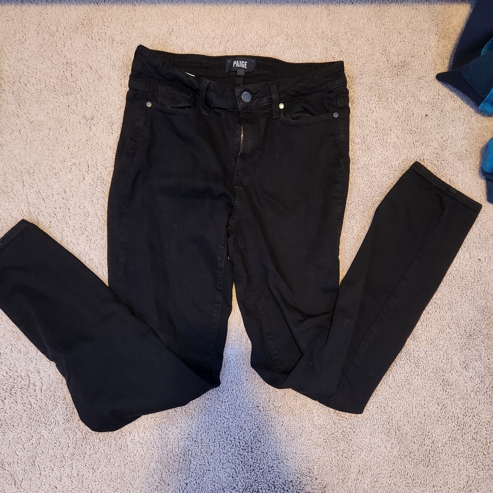 Basic black jeans no rips